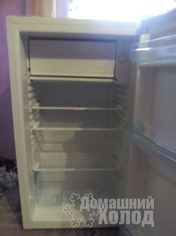 Морозилка в однокамерном холодильнике не вынесена в отдельный отсек